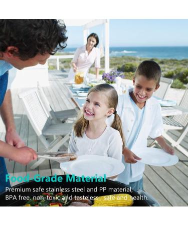 Portable Stainless Steel Camping Kitchen Utensil Set - 9Pcs or 27Pcs - Ideal for Outdoor Cooking, Grilling, BBQs, RVs, Picnics, and Parties - Buy Online on GoSupps.com