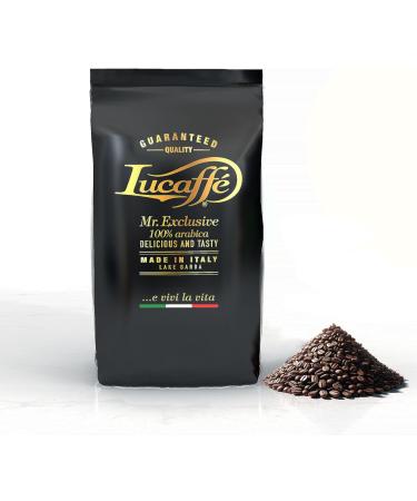 LUCAFF Mr. Exclusive Arabica Coffee Beans 700g Bag Saves Fresh Aroma Arabica Coffee Origin South America Asia Africa Coffee Beans Sweet Taste Medium Bodied with an Aroma of Toast Cocoa 1 x 700 - Buy Online on GoSupps.com