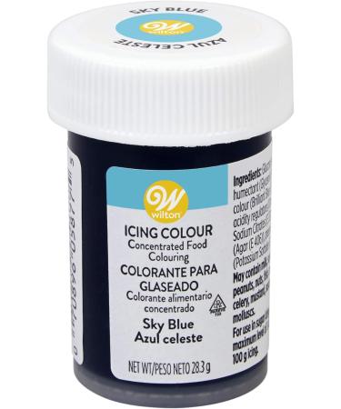 Wilton Sky Blue Gel Icing Colour 28.3g - Vibrant Cake Decorating Dye - Buy Online on GoSupps.com