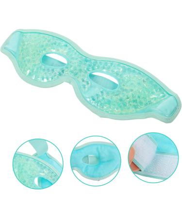 KOMBIUDA Masque Yeux Compresse Glac e Masque De Sommeil Yeux Fournitures De Beaut Pour Filles 28.5x9x1.7cm vert clair - Buy Online on GoSupps.com