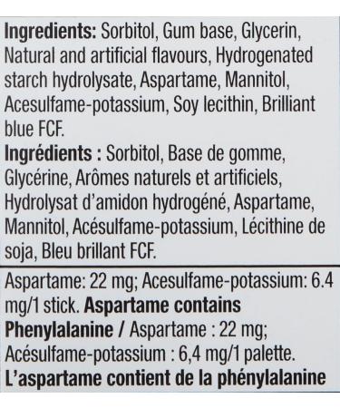 5 GUM Peppermint-Cobalt Flavoured Sugar Free Chewing Gum 35 Sticks 6 Packs - Buy Online on GoSupps.com