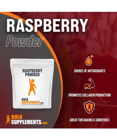 BULKSUPPLEMENTS.COM Raspberry Powder - Dried Fruits Powder - Dried Raspberries Powder - Antioxidant Powder - Raspberry Fruit Powder - Raspberry Flavoring Powder (250 Grams - 8.8 oz) 8.8 Ounce (Pack of 1) - Buy Online on GoSupps.com