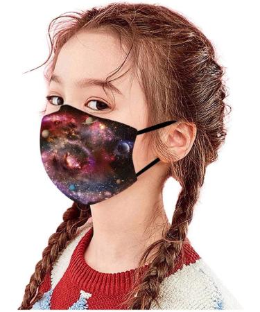6 PC Face Cover Reusable for Kids Adjustable Print Breathable Face Bandanas - Buy Online on GoSupps.com
