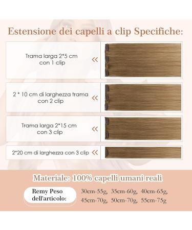 Achat Extensions Cheveux Naturels Clip 45 cm - Chatain Clair Remy - 8 PCS paisseur Fine (#06 Marron Clair 70 g) - Livraison Internationale - Buy Online on GoSupps.com