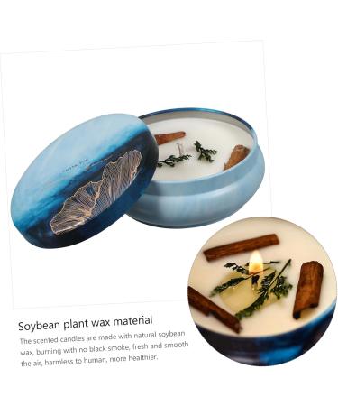 Shop Gatuida Lavender Candles - Scented Travel & Wedding Decor | Eco-Friendly Soy Wax Tin Candle - 8.5x8.5x3.6cm - Buy Online on GoSupps.com