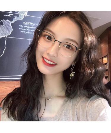 Forki's Unisex Square Polygon Reading Glasses - Metal Frames for Men & Women | Short-Sighted Glasses -1.0 to -3.5 - Buy Online on GoSupps.com