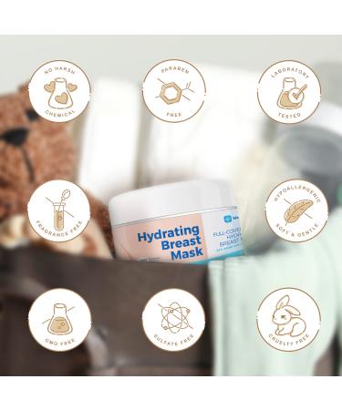 Hydrogel Pads for Breastfeeding | Soothing Hydrating Breast Mask for Sore Nipples | Hypoallergenic & Paraben Free | 48 Ct Postpartum Essentials - Buy Online on GoSupps.com