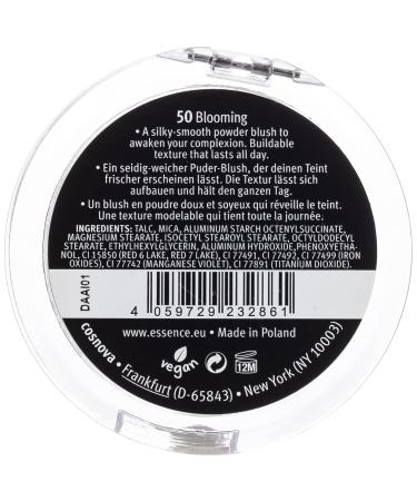 Essence The Blush Rouge No. 50 Blooming Pink - Long-lasting Vegan Makeup Clean Beauty Standard 5g - Buy Online on GoSupps.com