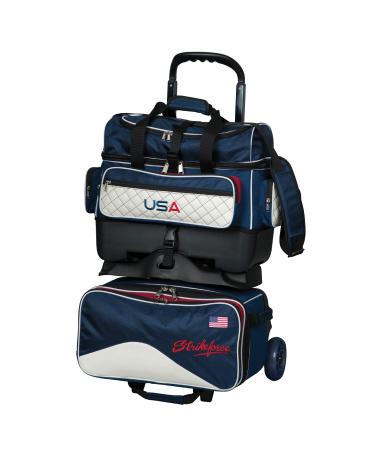 Strikeforce Royal Flush 4-Ball Roller Bowling Bag USA One Size USA - Buy Online on GoSupps.com