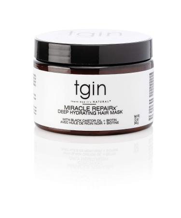 tgin Miracle Repairx Deep Hydrating Hair Mask For Damaged Hair - Dry Hair - Curly Hair - Restore - Repair - Protect