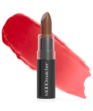 MOODmatcher original Color Changing Lipstick   12 Hours Long-Lasting  Moisturizing  Smudge-Proof  Easy to Apply Creamy Lipstick  Glamorous Personalized Color  Premium Quality   Made in USA (Brown)