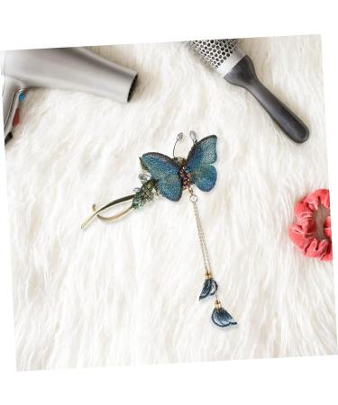 FOMIYES headgear butterfly hair pin fancy hair claw wedding hair bun cage decorative hair clips butterfly hairpin french bun cage bowknot hair clamp retro hair clip alloy girl China tassel - Buy Online on GoSupps.com