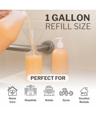 McKesson Body Wash and Shampoo - 1 Gallon Bulk Refill Full Body Wash with Aloe Apricot Scent - Sensitive Skin & Hair 2 in 1 Apricot 128 Fl Oz (Pack of 1) - Buy Online on GoSupps.com