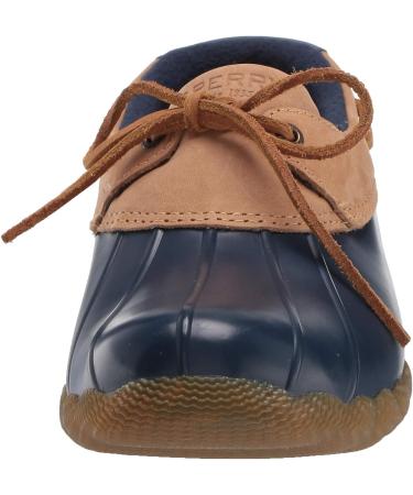 Sperry Women's Saltwater 1-Eye Rain Boot 9 - Tan/Navy - Waterproof Boot for Women - Buy Online on GoSupps.com