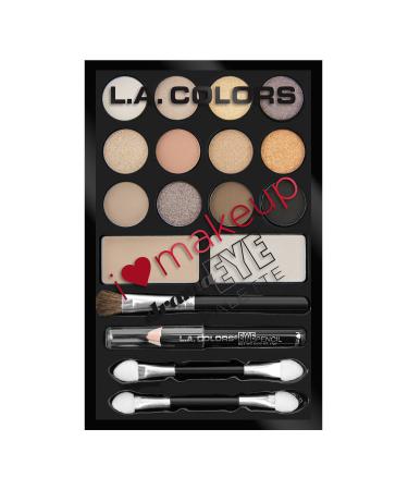 L.A. Colors I Heart Makeup Eyeshadow Palette  Darling  0.26 Ounce