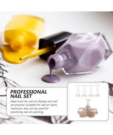 Beavorty 3 Sets Chess Practice Seat Pedicure Tip Stand Nail Tips Practice Holder Stand Nail Art Holder Base Flower Nail Art Stand Nail Tips Display Rack Fake Crystal Manicure Acrylic - Buy Online on GoSupps.com