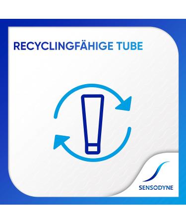 Sensodyne Sensitive Fluoride Toothpaste 75ml - Best Daily Toothpaste for Sensitive Teeth - Shop Now Internationally - Buy Online on GoSupps.com