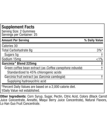 Purely Inspired Garcinia Cambogia Gummies - 50 Fruit Burst Gummies for Weight Loss & Energy - Buy Online on GoSupps.com