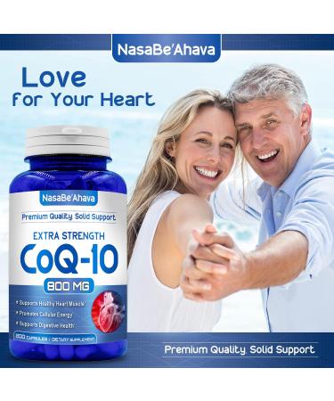 Pure CoQ10 800mg Extra Strength - 200 Capsules for Heart Health & Energy Boost | Shop Internationally - Buy Online on GoSupps.com