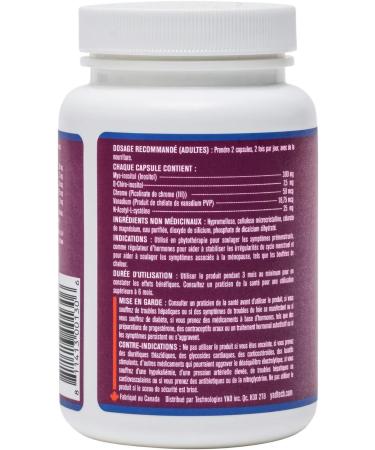 Inosia All Natural Fertility Supplement for Women with Myo-inositol D-Chiro-inositol Vitex Chromium Picolinate and N-acetyl-l-cysteine (120 Pills - 1 Month Supply) - Buy Online on GoSupps.com