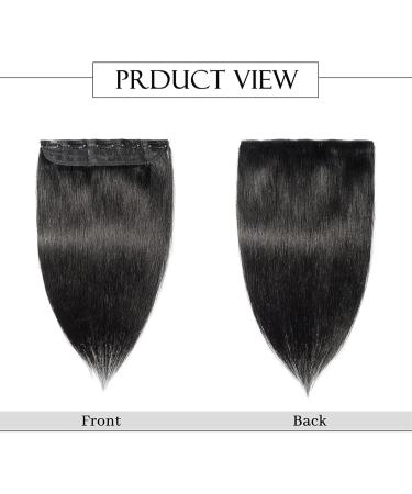 Hair Toppers for Women One Piece Clip in Hair Extensions Real Human Hair 3/4 Full Head Thicker Hair Lace Net One Piece Hair Extensions with 5 Clips Messy Hair Bun Hairpiece(18 inches) 18 inches 120g - Buy Online on GoSupps.com
