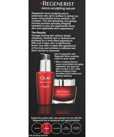 OLAY Regenerist Micro-Sculpting Serum 1.70 oz - Pack of 12 | Best Anti-Aging Serum for Radiant Skin - International Shipping Available - Buy Online on GoSupps.com