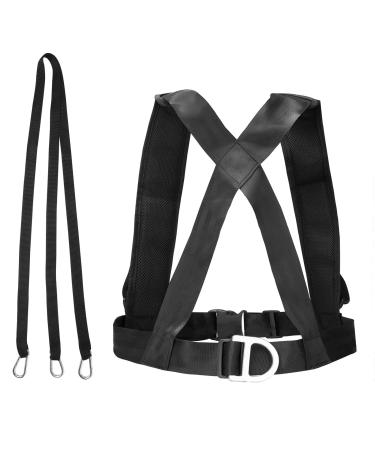 XANHOY Diamond Grade Fitness Harness Vest Strength Speed Training Padded Strap Shoulder Training Band Resistance Band