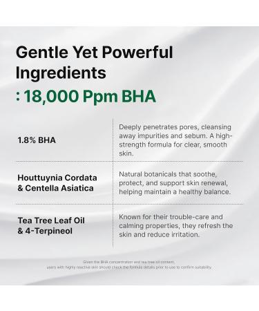 pure:K BHA 1.8% Cleansing Foam - Salicylic Acid Pore Clarifying Face Wash for Oily & Troubled Skin - Deep Cleansing Foam for Blackheads Sebum Control & Exfoliation (3.38 Fl Oz / 100ml) - Buy Online on GoSupps.com