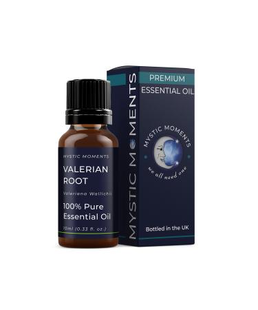 Mystic Moments |Valerian root essential oil 10ml -pure and natural oil for diffusers aromatherapy and massage mixtures of vegan GVO - -free