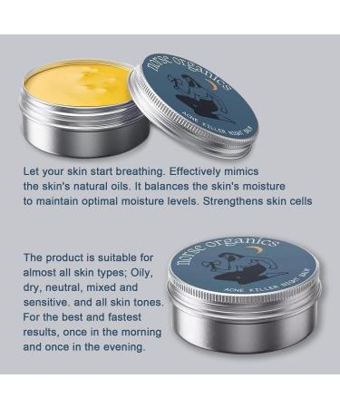 Norse Organics Acne Killer - Ultra-Performance Acne Clearing Cream for Men | Acne Remove Skin Care Set - Buy Online on GoSupps.com