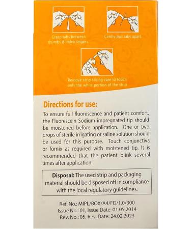 Ophthalmic Fluoro Touch Strips - 100 Packs | KASHSURG International Shipping Available - Buy Online on GoSupps.com