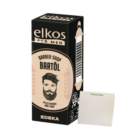 usy Lot pour huile barbe Elkos Men (30 ml) + bloc usy