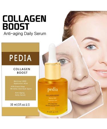 Pedia Advanced Collagen Boost Anti Aging Serum - Firm Skin, Reduce Wrinkles (1/2/4PC) - Buy Online on GoSupps.com