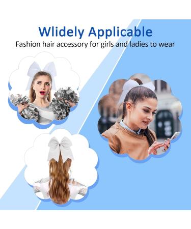 Shop Aster 2-Piece Big Hair Bows for Women & Girls | 8 Inch Cheerleading Ribbons | Perfect Team Gifts - Buy Online on GoSupps.com