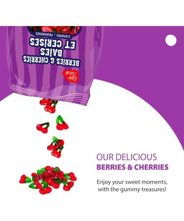 Gummy Candy Bag - Berries and Cherries Bulk Candy| Smart Choice from Lady Sarah Variety Sweets - Canada's Top Gummies Candy - 960g (8 Candy Bags x 120g) Berries & Cherries Gummy Candy 960g (8 x 120g) - Buy Online on GoSupps.com