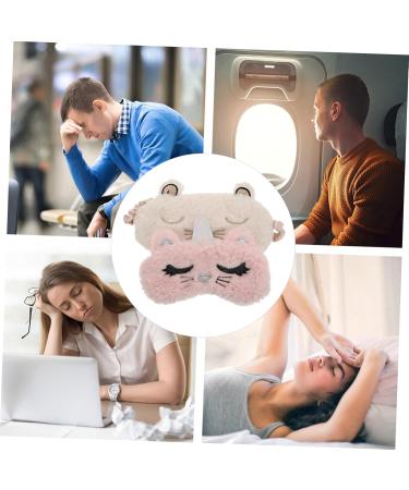 Buy Minkissy 2pcs Cat Eye Mask | Unicorn Sleep Eye Cover | Cozy Eye Shade for Women | Perfect for Xmas & Spa | International Shipping Available - Buy Online on GoSupps.com