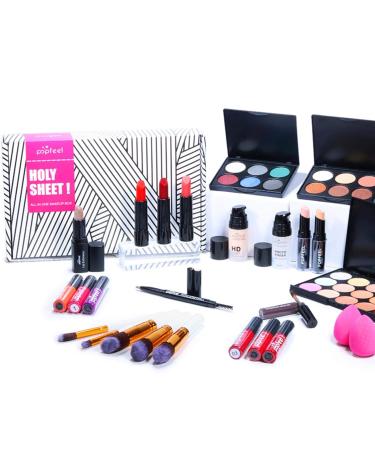 Autoecho All-in-1 Vacation Makeup Gift Set - Waterproof & Durable Beauty Tools | Shimmering Finish & Multi-Purpose Accessories for Stunning Looks - Buy Online on GoSupps.com