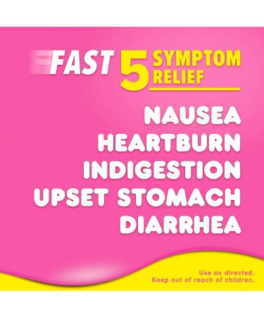 PEPTO Bismol Chews - Fast and Effective Digestive Relief - 72 Chewable Tablets, Berry Mint Flavor - Buy Online on GoSupps.com