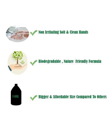 GreenFist Rose Scent Foaming Hand Soap Refill Jug - 128oz - Made in USA - Buy Online on GoSupps.com