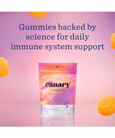 Canary Barrier Booster Vitamin A D & K and ZINC Immune Support - Great for Immune Support Bone Strength & Cardiovascular Health - Vegan Berry Banana Flavor 60 Gummies - Buy Online on GoSupps.com