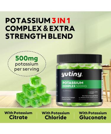Calcium Citrate Potassium Complex Filled Gummies Calcium Citrate 1000mg with Potassium 500mg - Buy Online on GoSupps.com