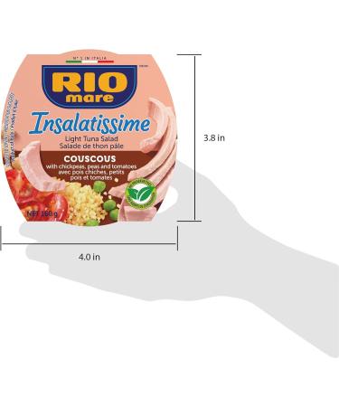Rio Mare - Insalatissime Tuna Salad - Couscous and Light Tuna - Ready to Eat Salad High in Protein No Preservatives 160g Couscous Salad - Buy Online on GoSupps.com