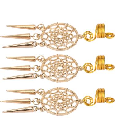 Tube de printemps d coratif de barbe dreadlock pour la vie quotidienne de mariage dor  - Buy Online on GoSupps.com