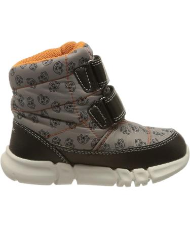Geox Baby Flexyper Boy B ABX B Hi-Top Sneakers - 9 UK Child - Grey Orange - Buy Online on GoSupps.com