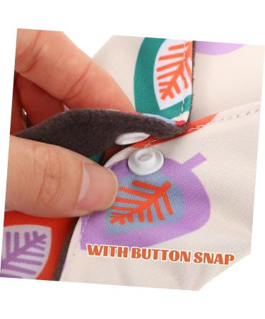 8 Pack Washable Menstrual Pads - Reusable Cloth Period Pads for Women - Portable Feminine Supplies - Buy Online on GoSupps.com