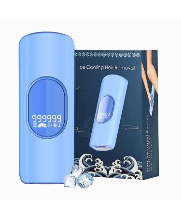 PIEEF Ice Cooling Hair Removal Epilator for Women At Home Hair Remover Device for Facial Bikini Whole Body Use Purple Fj-cp-07-purple