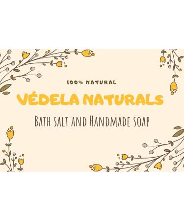 V DELA Naturals Epsom & Rock Bath Salt | 100g Muscle Relief | Pure Lavender & Ylang-Ylang | Preservative Free | Exotic Aches & Pain Relief - Buy Online on GoSupps.com