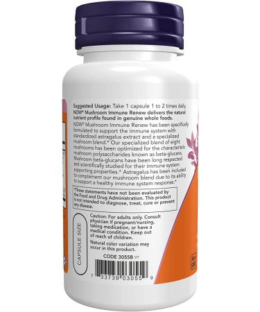 NOW Immune Renew with Astragalus Root Extract - 90 Veg Capsules | Immune System Support - Buy Online on GoSupps.com