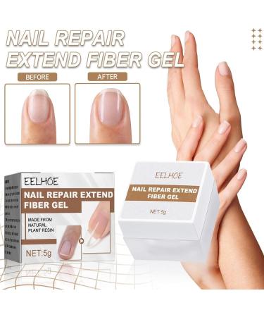 Cracked Nail Repair - Fingernail Repair Clear Nail Gel 5g Strengthening - Natural Fingernail Accessories Nail Repair For Women Girls Nail Strengthener Tytlyworth - Buy Online on GoSupps.com