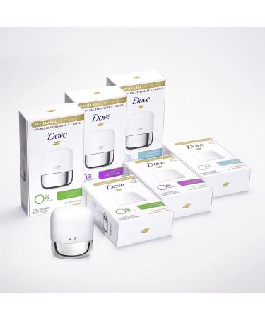 Dove Deodorant Refill Kit Aluminum-Free Coconut + Pink Jasmine 1.13oz - 2 Count Pack - Tropical Scent - Buy Online on GoSupps.com